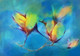 31Flower146 - 36in X 24in,31Flower146_3624,Blue,Violet,Flower,Floral,Nature,Canvas,Oil Colors, Mauve,Rs.3290,Florals;Latest Collection;By Orientation and Size/Horizontal/Large (33in to 40in);Full Collection,Museum Quality - 100% Handpainted