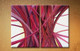 abstract, pink abstract, strings, knots, pink, violet