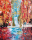 Fall- A beautiful autumn scenery (ART_6239_42914) - Handpainted Art Painting - 18in X 24in
