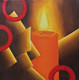 Illumination (ART_767_43028) - Handpainted Art Painting - 16in X 16in