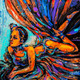 Over The Tangled Desires-Healing Art (ART_2571_43293) - Handpainted Art Painting - 18in X 18in