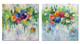 Flower painting  (ART_6706_43384) - Handpainted Art Painting - 30in X 15in