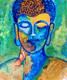 LORD BUDDHA  (ART_7176_43526) - Handpainted Art Painting - 11in X 14in