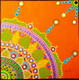 Sunrise Mandala (ART_7190_43552) - Handpainted Art Painting - 12in X 12in