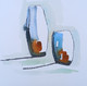Twin pots (ART_6850_43846) - Handpainted Art Painting - 10in X 10in