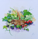 Fruit collage (ART_6850_43843) - Handpainted Art Painting - 10in X 10in