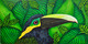Ethereal- Birds in Focus 7 (ART_1397_43831) - Handpainted Art Painting - 24in X 12in