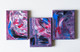 Inspire Joy: Mini Abstract Inspire Series: Set of 3 (ART_6574_44205) - Handpainted Art Painting - 6in X 8in
