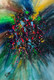 Abstract painting (ART_7198_44501) - Handpainted Art Painting - 11in X 15in