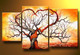 tree, multi piece tree, abstract, abstract tree, romance, love, heart,treee with heart, affection, fondness