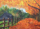 The Fall (ART_5899_44994) - Handpainted Art Painting - 38in X 48in