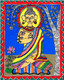 Madhubani - Meditating Buddha (PRT_7230_45051) - Canvas Art Print - 10in X 12in