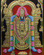 Balaji Tanjore painting   (ART_7208_45143) - Handpainted Art Painting - 16in X 24in