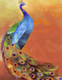 71Animal40 - 24in X 32in,71Animal40_2432,Pecock,Bird,National Bird,Blue, Violet, Mauve,Rs.3190,Latest Collection;Equestrian Art and Wildlife;By Orientation and Size/Vertical/Medium (25in to 32in);Full Collection,Museum Quality - 100% Handpainted