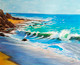 OCEAN BREEZE  (ART_7151_45537) - Handpainted Art Painting - 21in X 17in