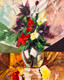 Flower painting  (ART_6706_45463) - Handpainted Art Painting - 18in X 24in