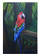 Color full Parrot (ART_1388_46031) - Handpainted Art Painting - 18in X 24in