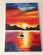 Sea(escape)  (ART_7293_46181) - Handpainted Art Painting - 15in X 22in