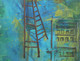 Hostel Corner (ART_7296_46140) - Handpainted Art Painting - 11in X 8in