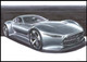 Mercedes GT Concept 2015  (ART_7306_46239) - Handpainted Art Painting - 17in X 12in