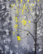 Yellow Tree  (ART_4936_46192) - Handpainted Art Painting - 20in X 24in