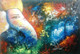 Ganesha And Mushak (ART_1229_46456) - Handpainted Art Painting - 36in X 24in