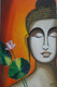 Buddha (ART_7255_46706) - Handpainted Art Painting - 12in X 18in