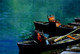The raft (ART_30_46832) - Handpainted Art Painting - 15in X 22in