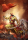 Shivaji Maharaj (PRT_6900_46933) - Canvas Art Print - 20in X 28in