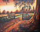 One Evening Sunset (PRT_7348_47105) - Canvas Art Print - 30in X 24in