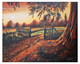One Evening Sunset (ART_7348_46781) - Handpainted Art Painting - 20in X 16in