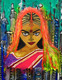 Indian Democracy - Bold Beautiful and Iconic (ART_3251_37745) - Handpainted Art Painting - 16in X 20in