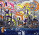 Ugly City (ART_1661_47547) - Handpainted Art Painting - 19in X 17in