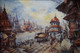 Benaras Ghat Series-1 (ART_5995_47526) - Handpainted Art Painting - 22in X 15in