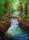 Landscape (ART_7450_48102) - Handpainted Art Painting - 14in X 18in