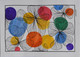 Bubble flower (ART_7427_48008) - Handpainted Art Painting - 8in X 12in