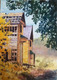 House in the wild (ART_7420_47817) - Handpainted Art Painting - 8in X 12in