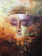 Modern art Buddha painting  (ART_6706_48228) - Handpainted Art Painting - 36in X 48in
