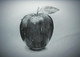 The apple (ART_7500_48608) - Handpainted Art Painting - 10in X 8in