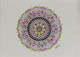 Colorful Flower Mandala (ART_7537_48970) - Handpainted Art Painting - 11in X 8in