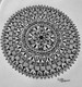 Shaded Mandala Art (ART_7523_49310) - Handpainted Art Painting - 10in X 10in