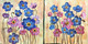 Flower painting  (ART_6706_42240) - Handpainted Art Painting - 24in X 12in
