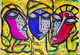 The other Woman (ART_7390_50274) - Handpainted Art Painting - 24in X 18in