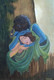 Krishna love (ART_7088_50282) - Handpainted Art Painting - 14in X 20in