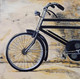 Vintage Cycle (PRT_5839_50249) - Canvas Art Print - 18in X 18in