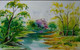 Landscape (ART_7604_50242) - Handpainted Art Painting - 9in X 14in