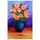 Still flowers of Hope (ART_3837_50174) - Handpainted Art Painting - 8in X 16in