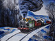 The Snow (ART_4185_50084) - Handpainted Art Painting - 30in X 23in