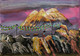 Pilgrim Panorama (ART_7462_50002) - Handpainted Art Painting - 17in X 12in