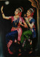 Bharatnatyam (ART_7604_49915) - Handpainted Art Painting - 20in X 28in